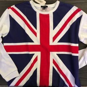 F21 | Large British Flag Sweater